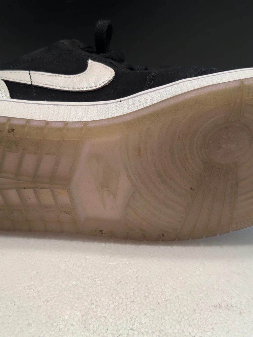 Jordan Men’s Black and White Low-Top Sneakers